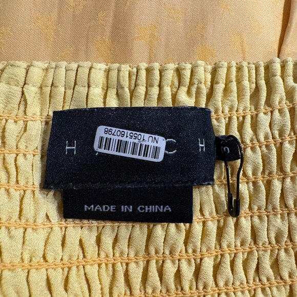 Hatch Maternity Gemma Dress Women's Size 3 = Large Light Yellow in EUC! - Picture 4 of 7